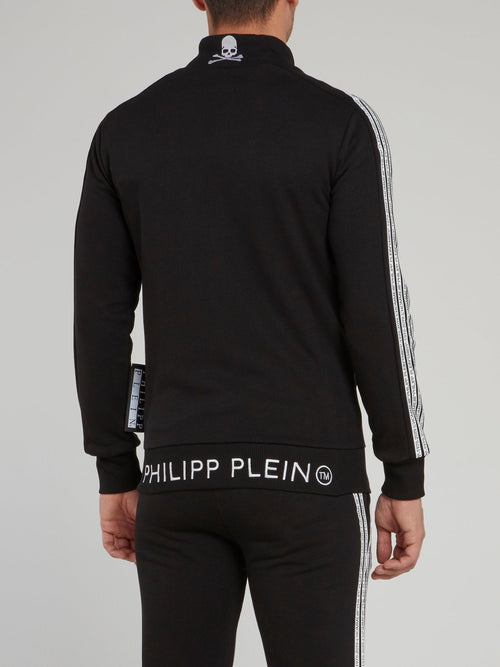 Logo Sleeve Stripe Jogging Jacket