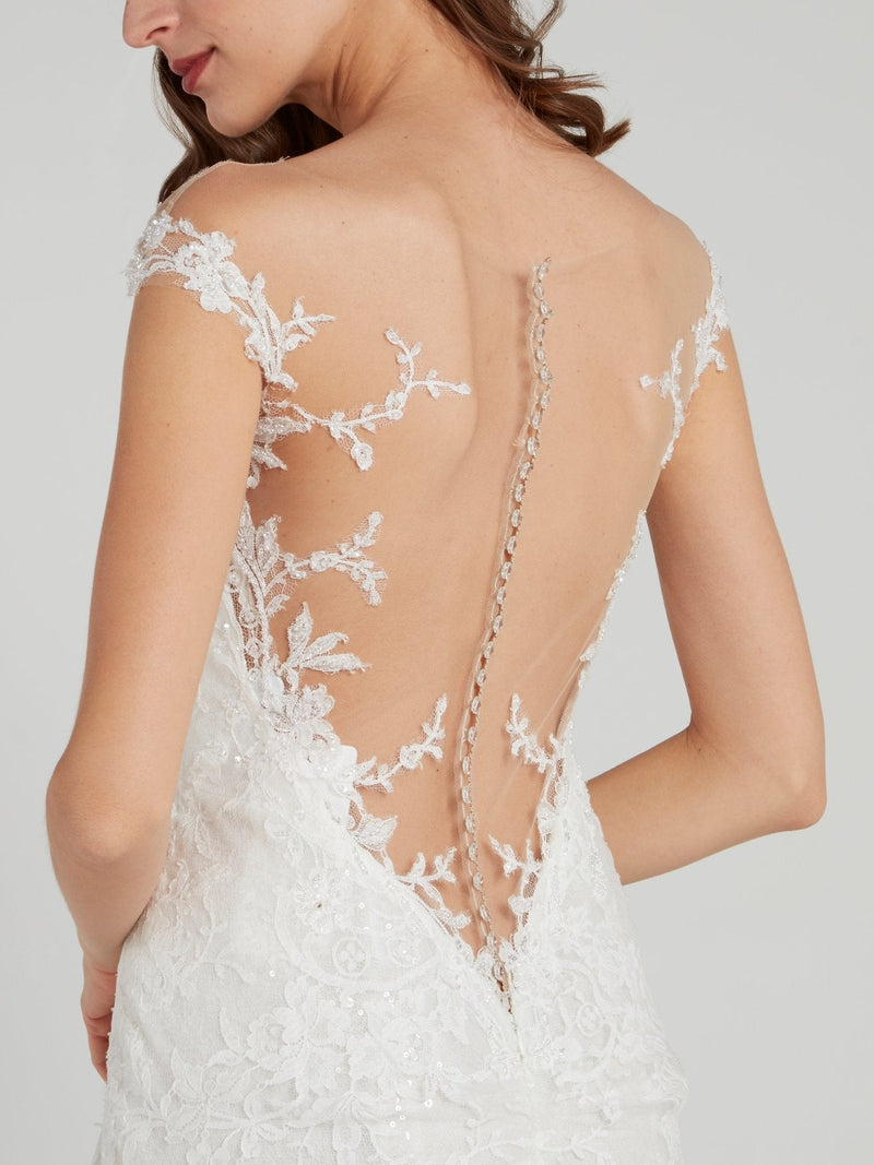 Sweetheart Open Back Mermaid Bridal Gown