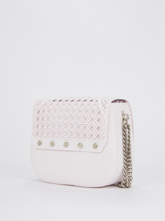 Light Pink Big Dafne Cesto Shoulder Bag