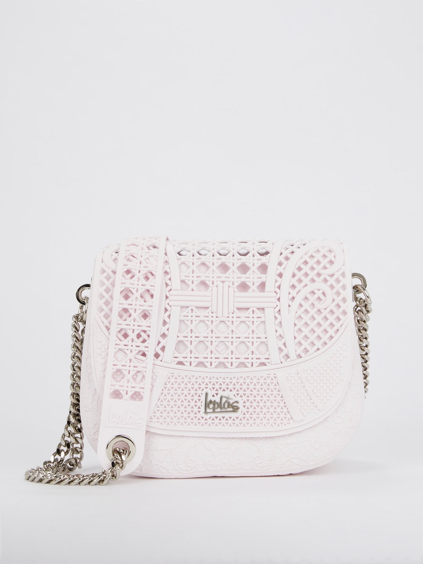 Light Pink Big Dafne Cesto Shoulder Bag