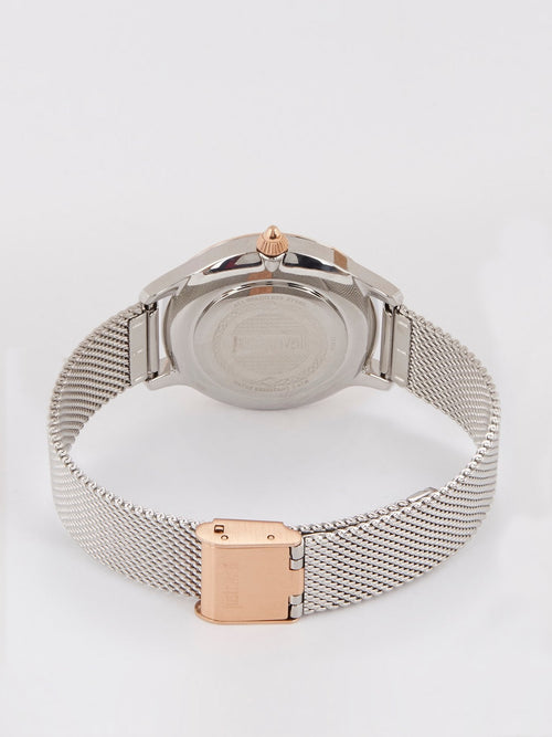 Silver Tone Milanese Dress Watch