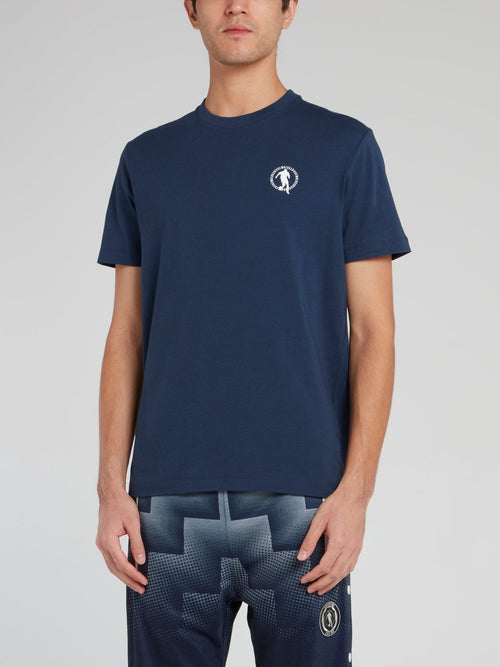 Navy Sport Logo T-Shirt