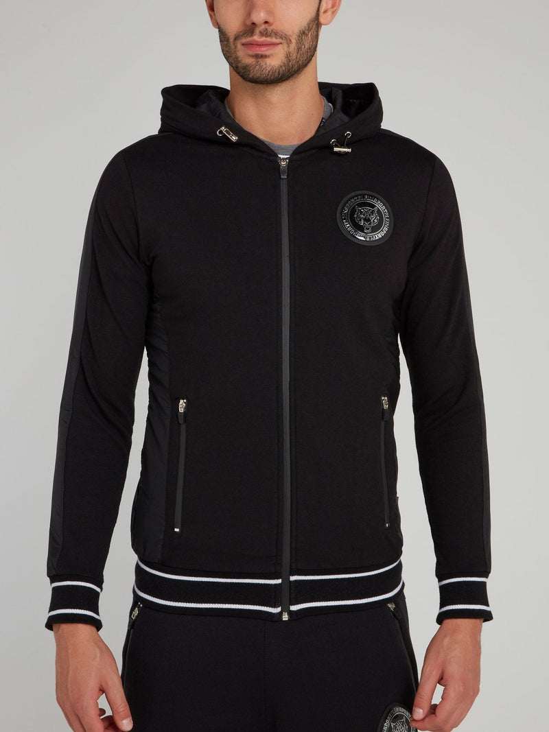 Iker Stripe Edge Hoodie Sweat Jacket