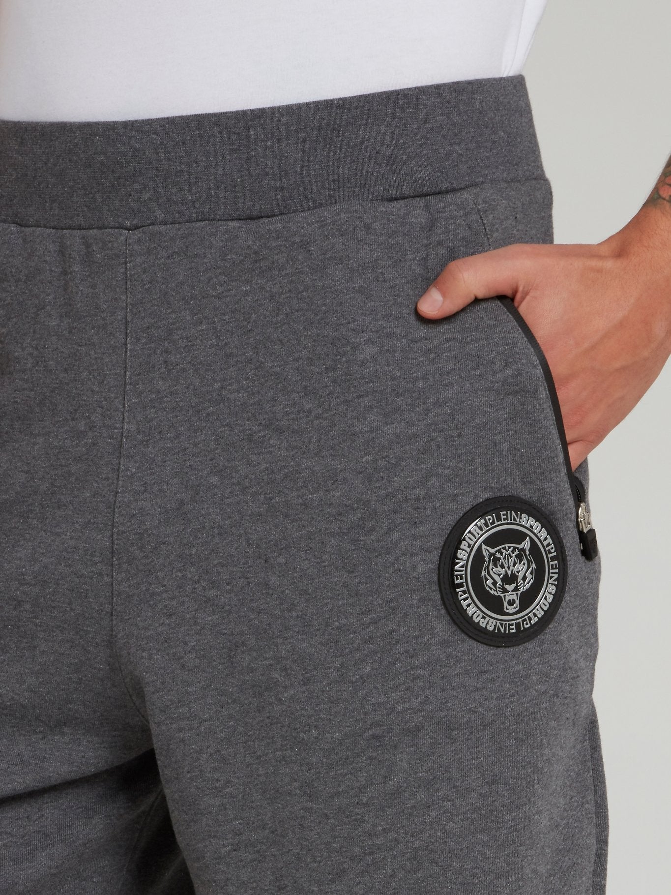 Ron Grey Waistband Jogging Shorts