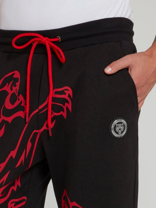 Theta Tiger Print Jogging Trousers