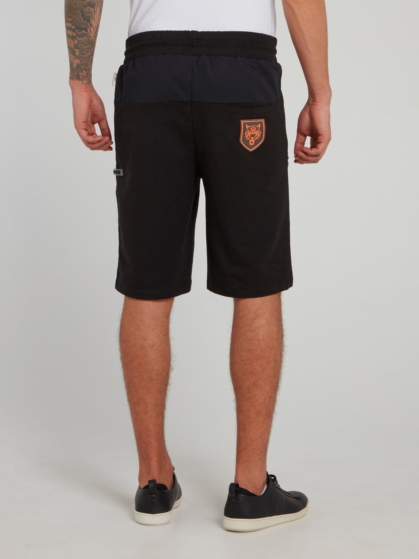 Murray Orange Panel Jogging Shorts