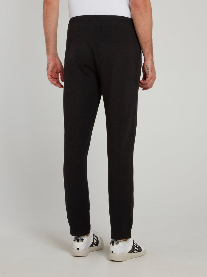 Black Sport Icon Fleece Pants