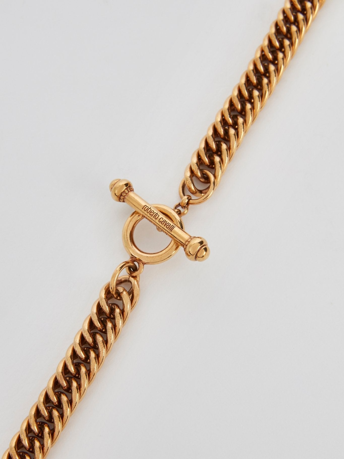 Podium Monogram Link Long Necklace