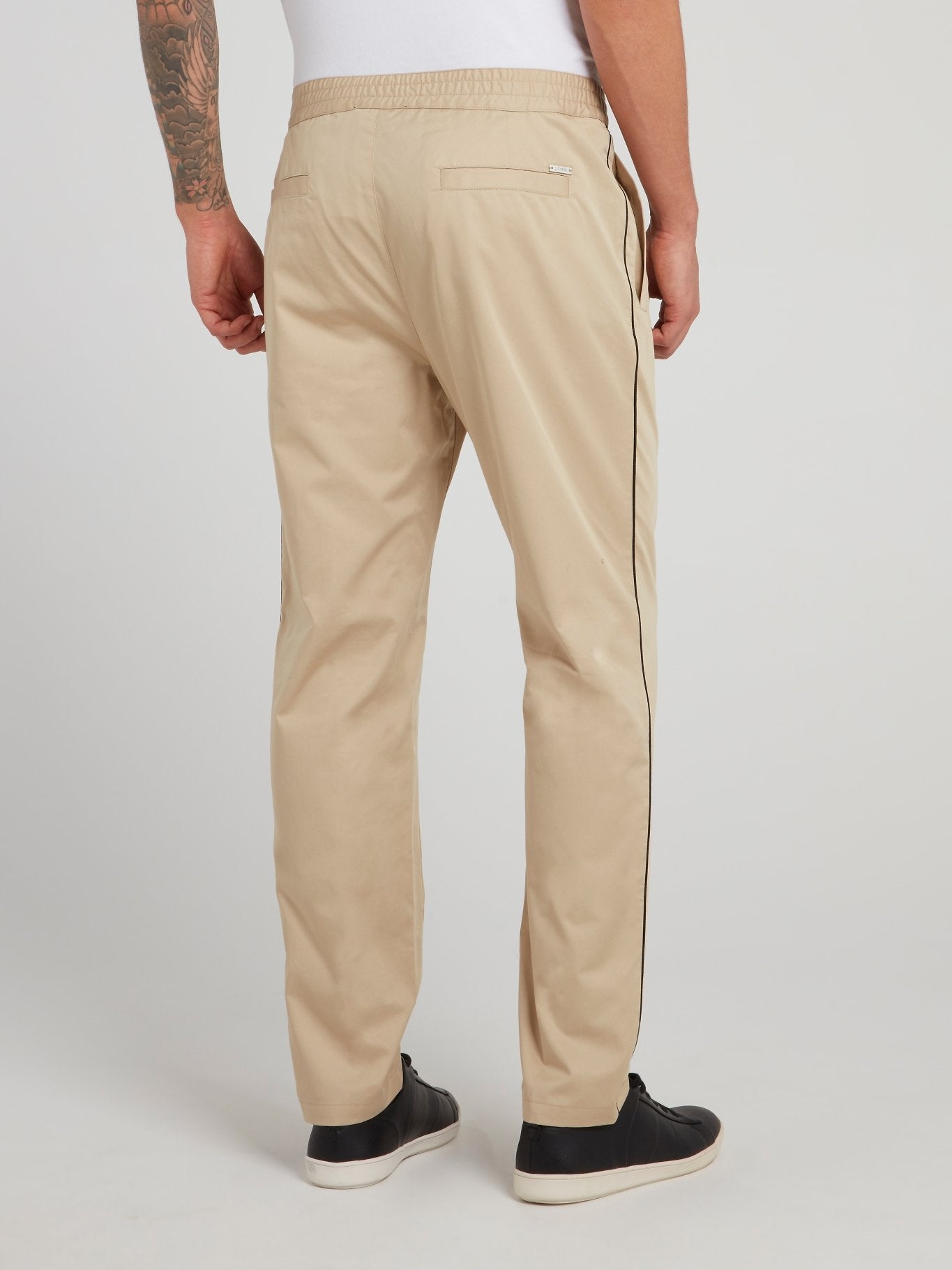 Light Brown Straight Cut Trousers