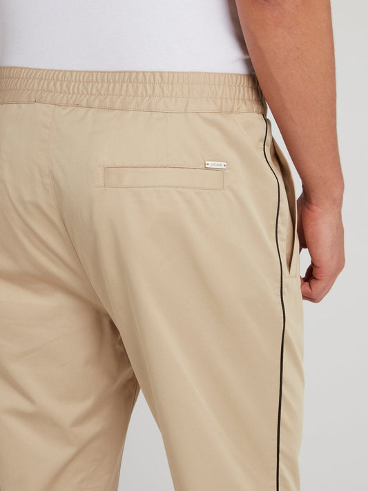 Light Brown Straight Cut Trousers