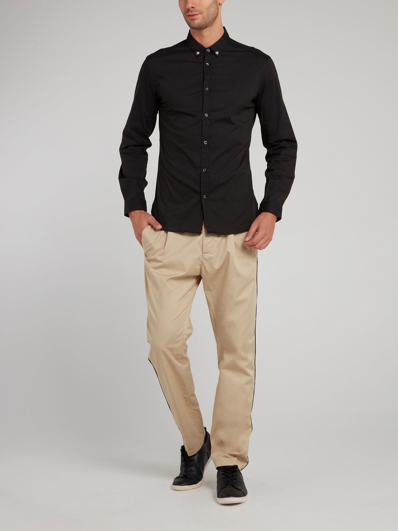 Light Brown Straight Cut Trousers