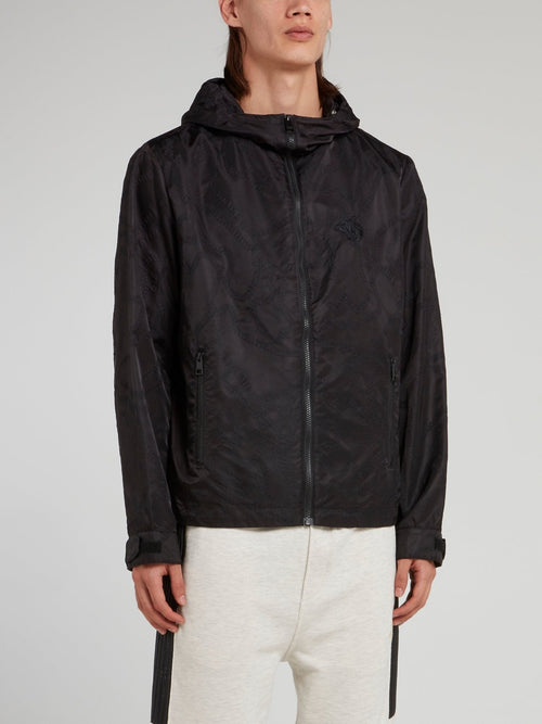 Black Zip Up Sports Jacket