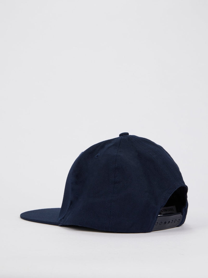 Navy Sport Logo Patch Cap