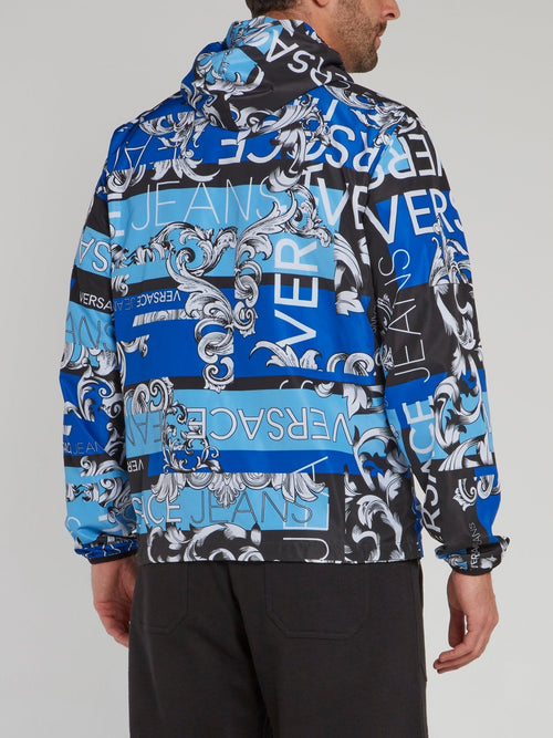 Blue Reversible Print Bernini Jacket