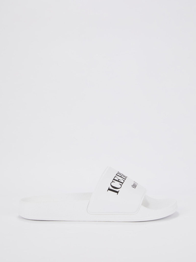 White Classic Logo Slides