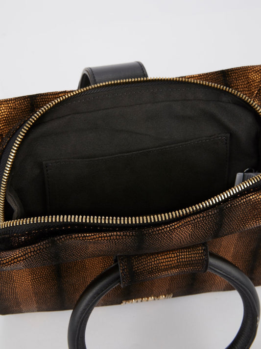 Brown Snake Effect Pochette