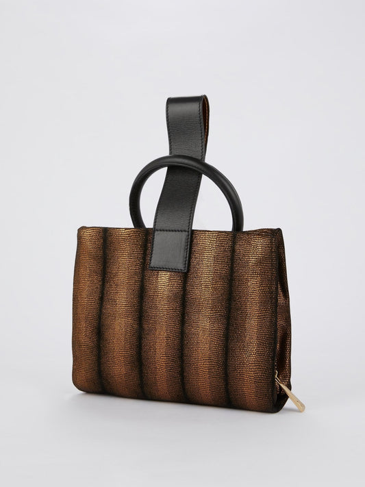 Brown Snake Effect Pochette