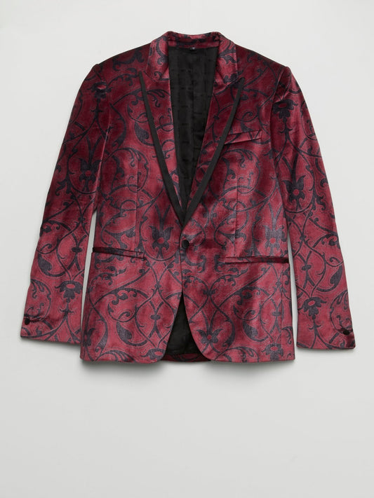 Burgundy Victorian Blazer