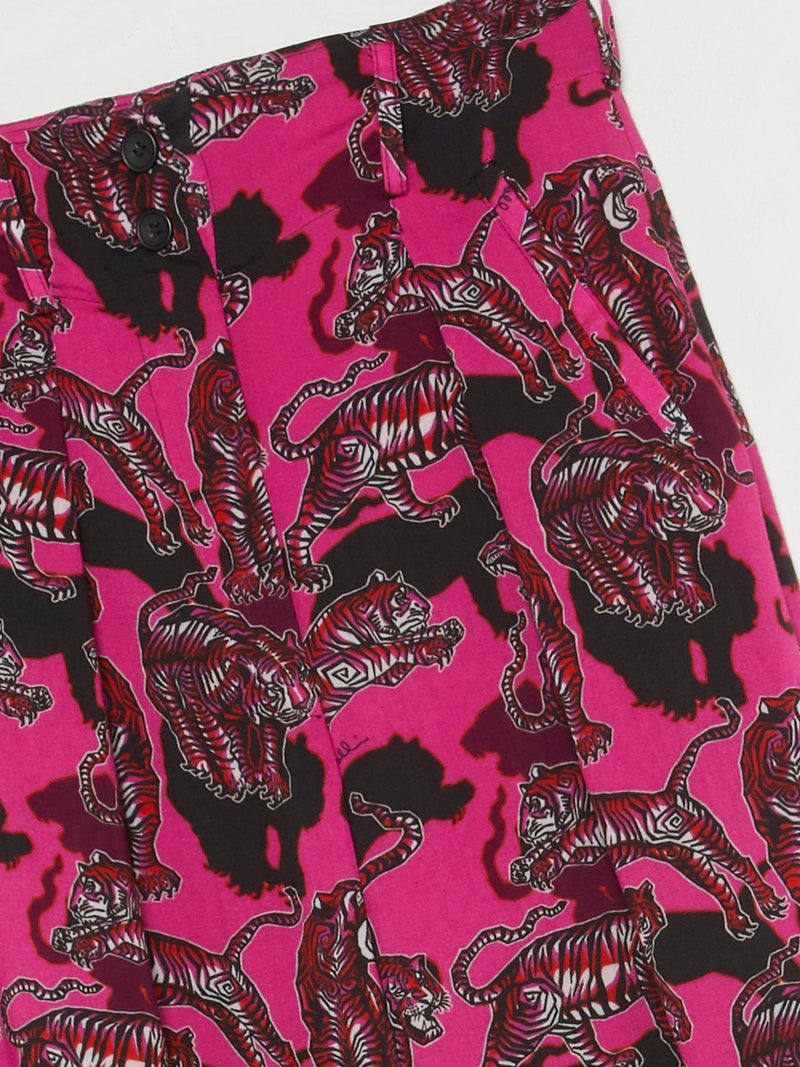 Pink Tiger Print Trousers