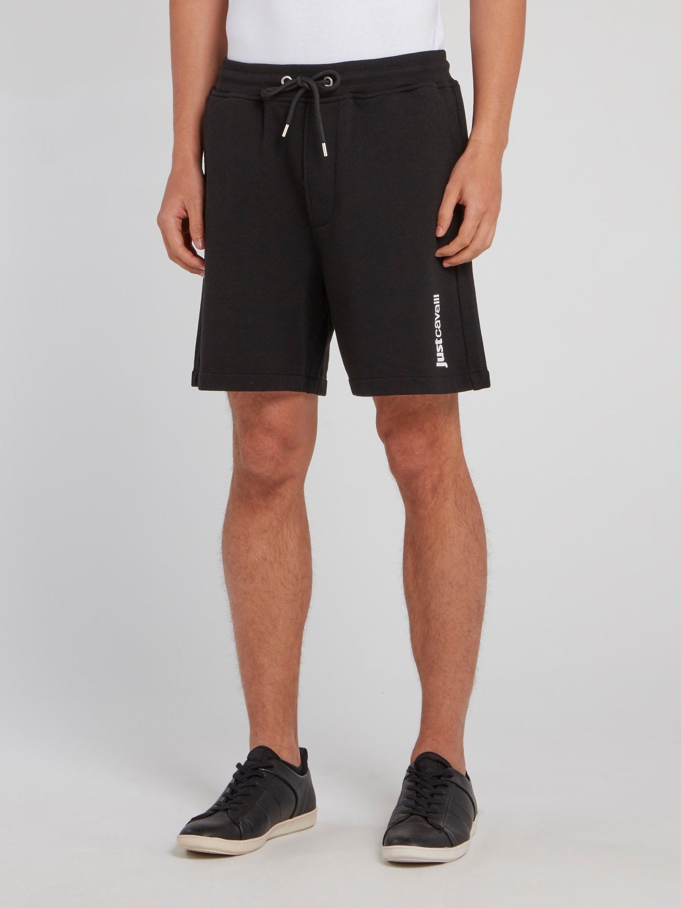 Black Logo Active Shorts