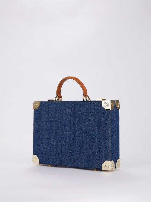 Top Handle Denim Bag