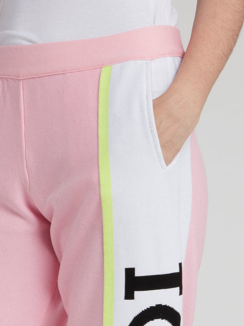 Pink Side Logo Active Pants