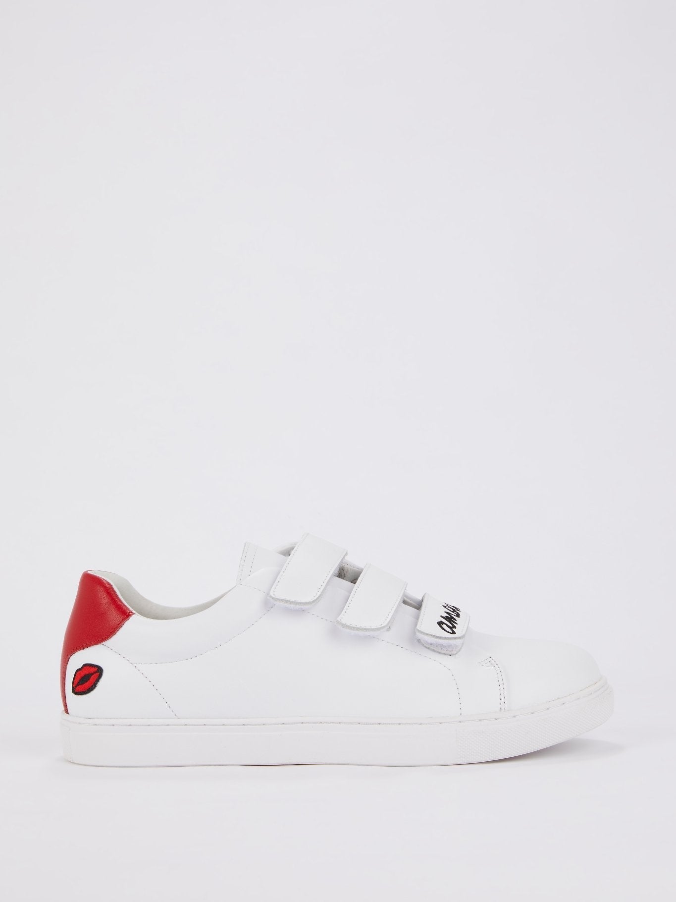 Edith White Multi-Strap Sneakers