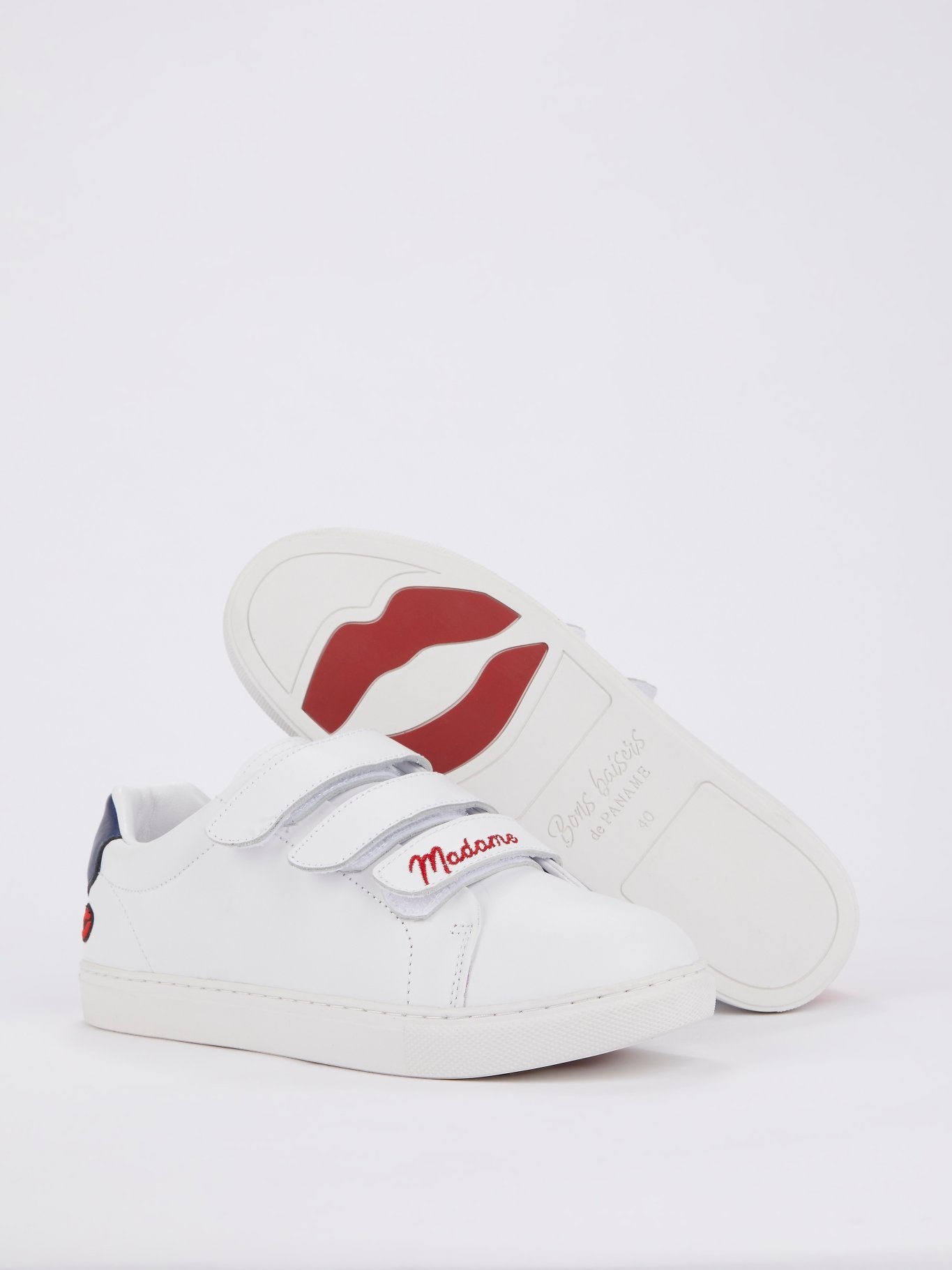 Edith Mismatched Heel Patch Sneakers