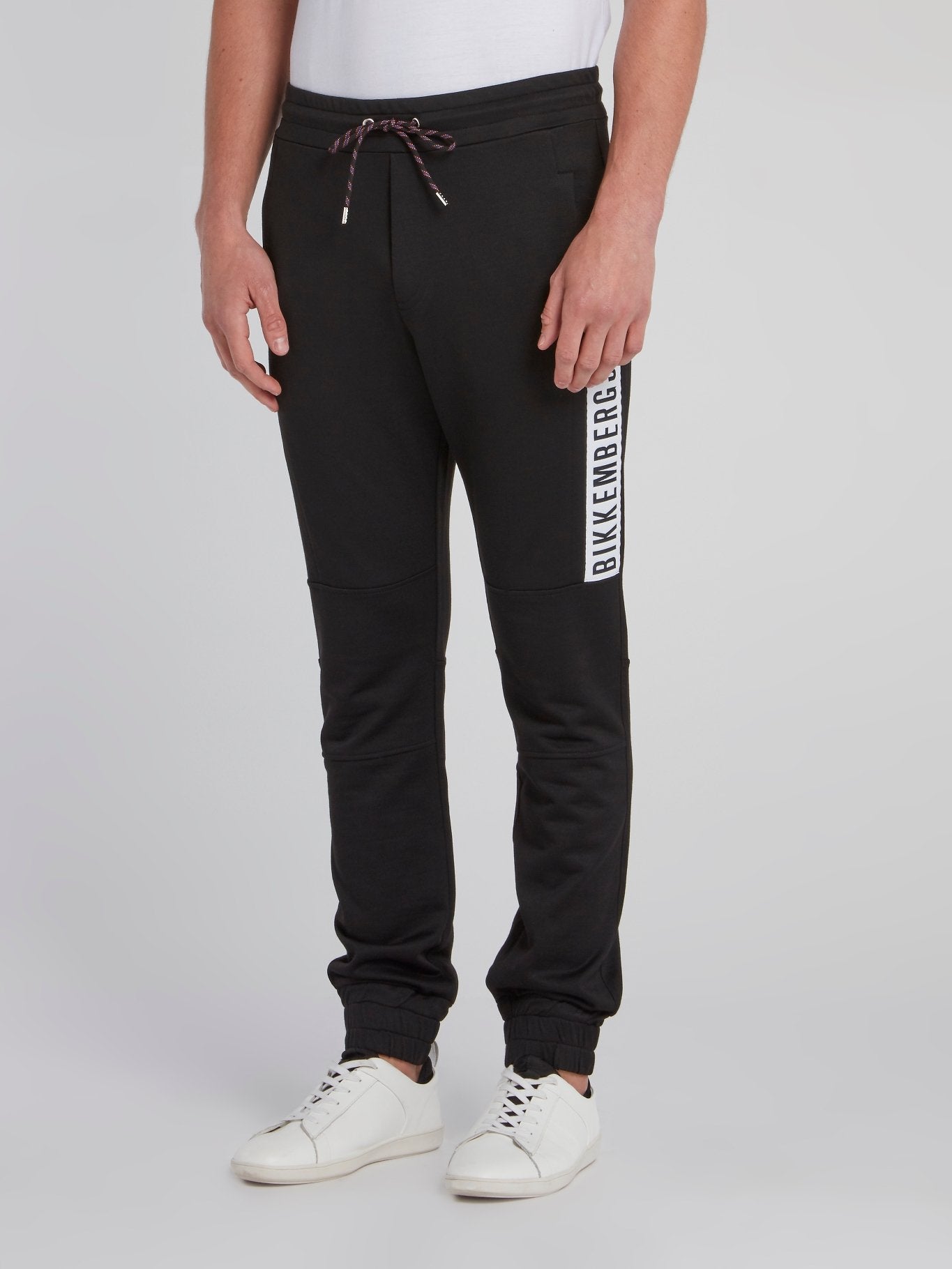 Black Panelled Active Pants