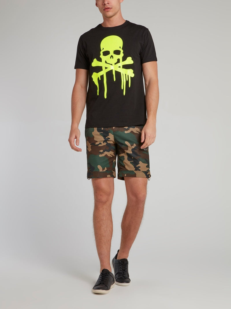 Black Dripping Skull T-Shirt