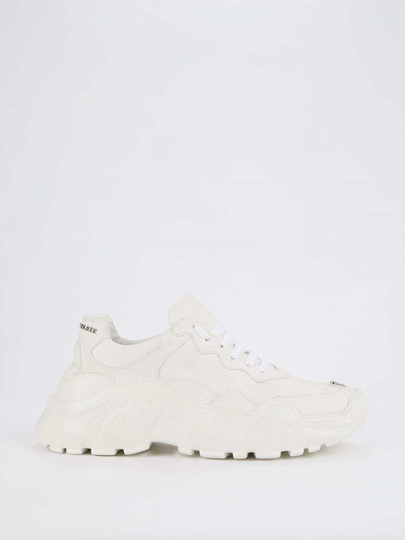 White Crystal Runner Sneakers