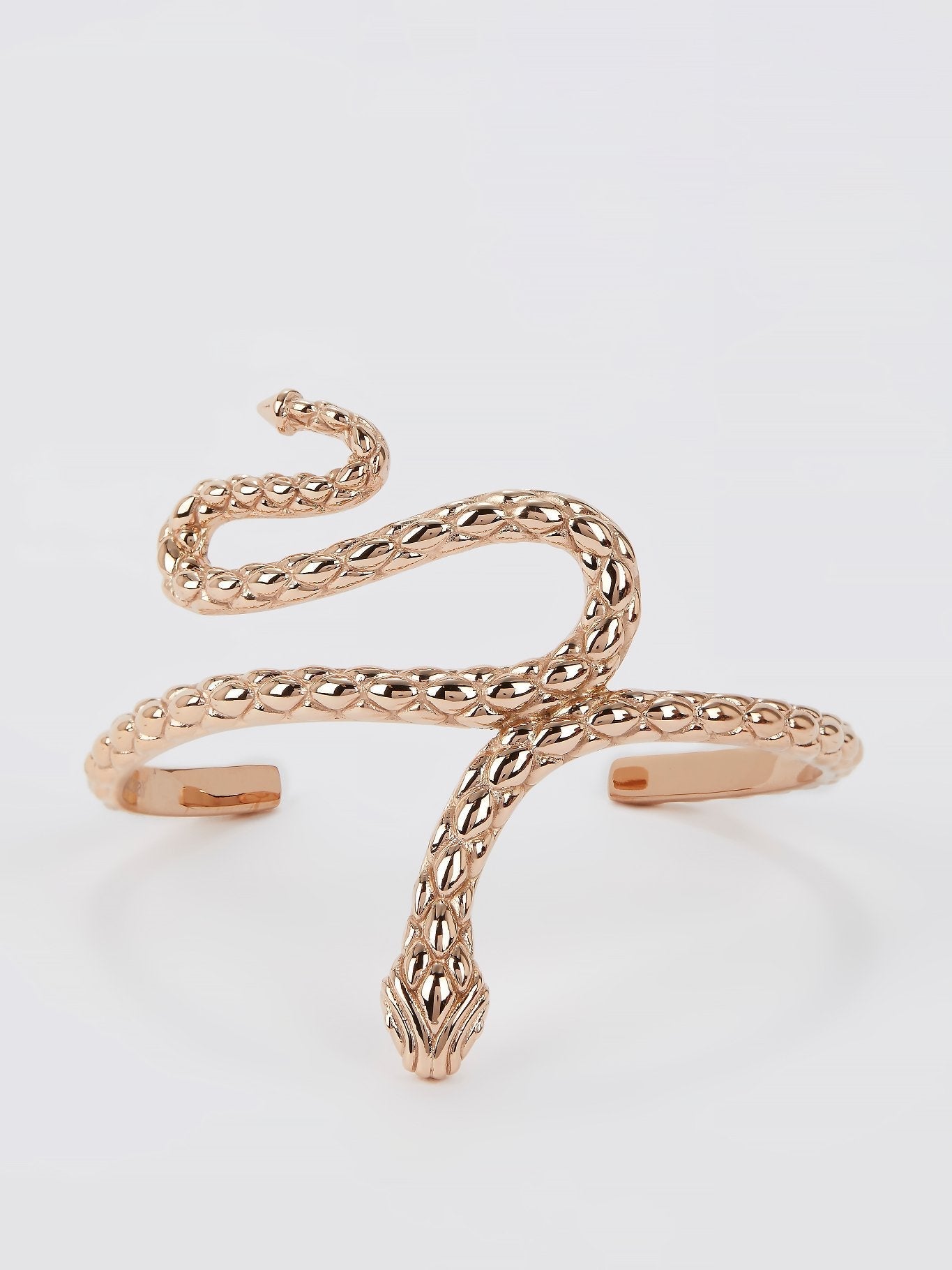 Gold Snake Steel Bangle