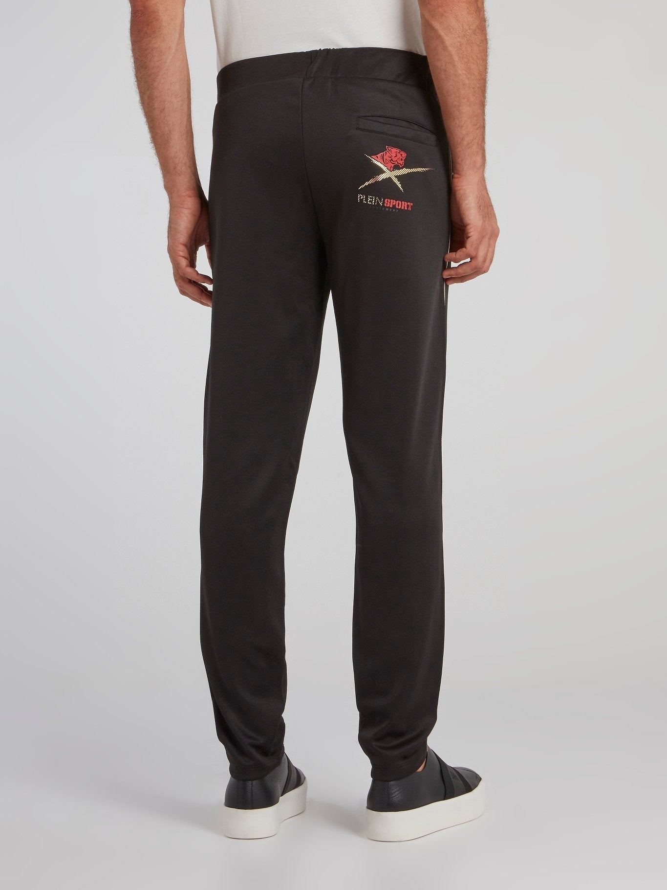 Fleet Black Logo Jogging Trousers