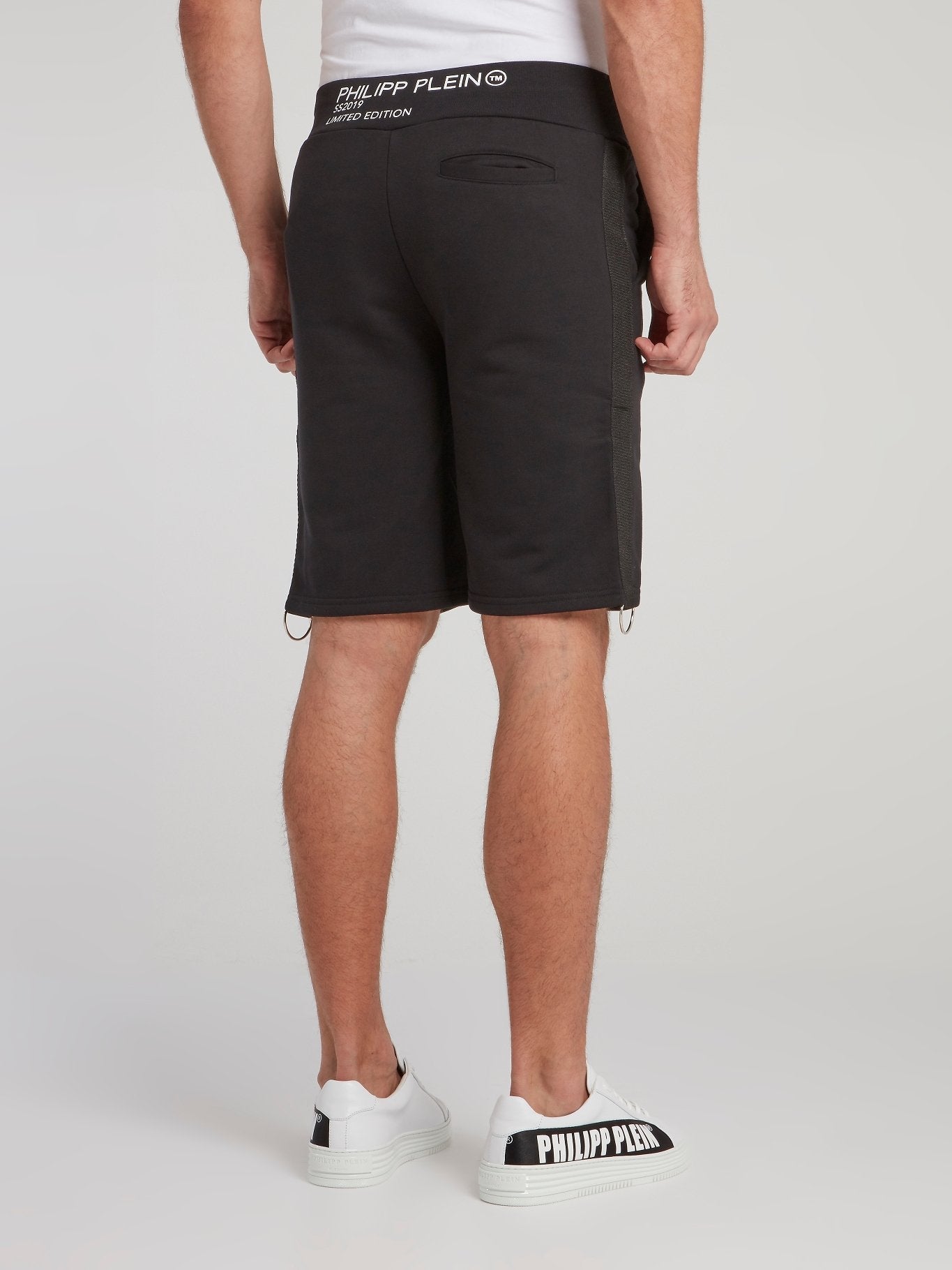 Black Rear Logo Jogging Shorts