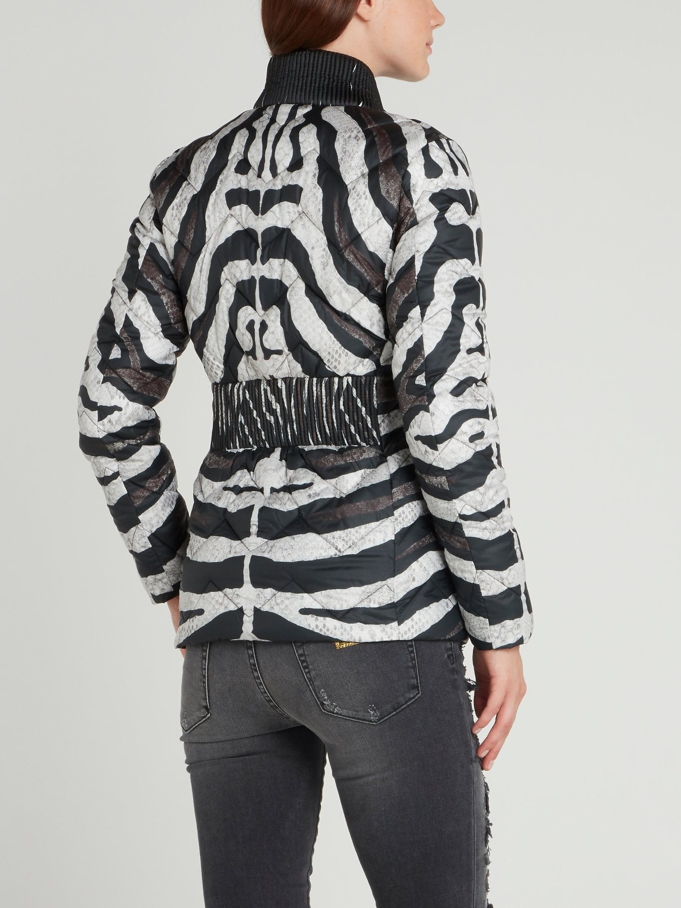 Animal Print Quilt Jacket