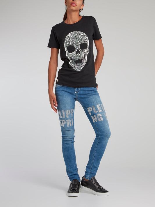 Crystal Plein Statement Denim Jeans