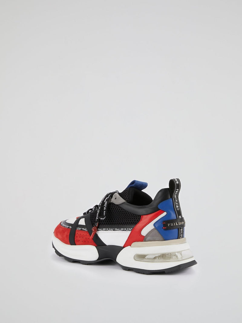 Colour Block Logo Trim Trainers