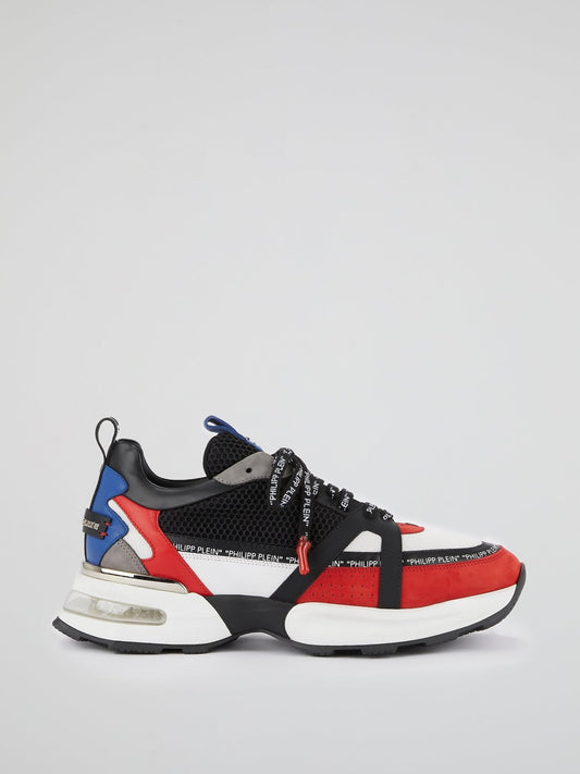 Colour Block Logo Trim Trainers