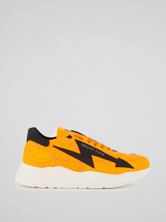 Orange Logo Thunder Trainers