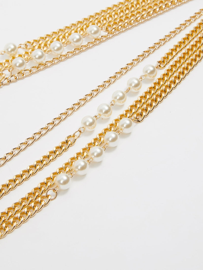 Gold Multi-Chain Necklace