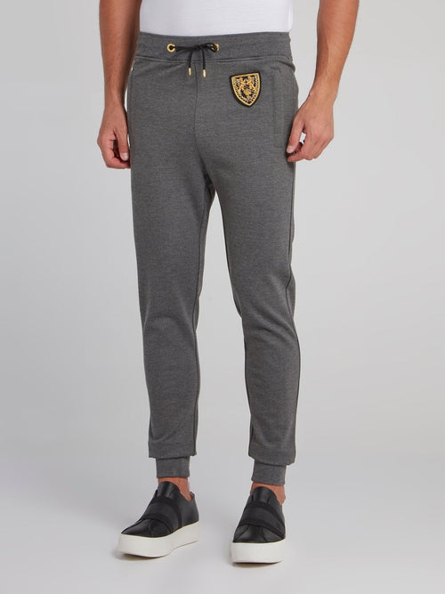 Grey Monogram Jogging Trousers