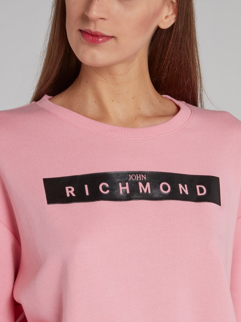 Gemuno Pink Logo Sweatshirt