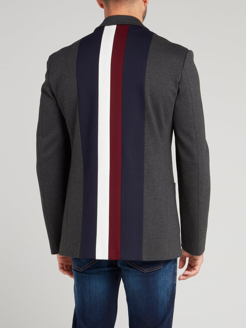 Grey Rear Stripe Jacket