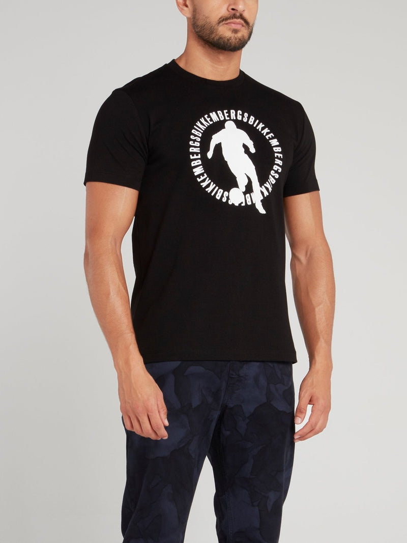 Black Sport Logo T-Shirt