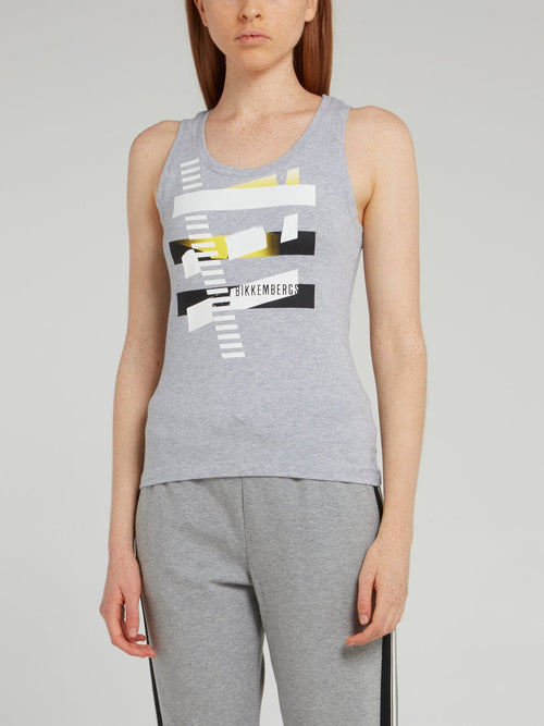 Grey Logo Tank Top