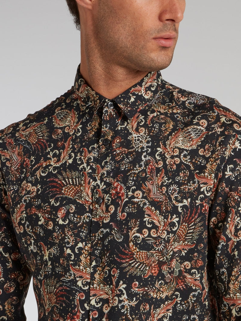 Paisley Print Button Up Shirts