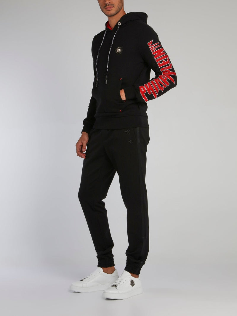 Black Space Plein Track Pants