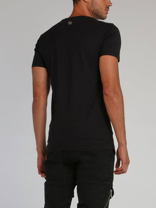 Black Logo Skull T-Shirt