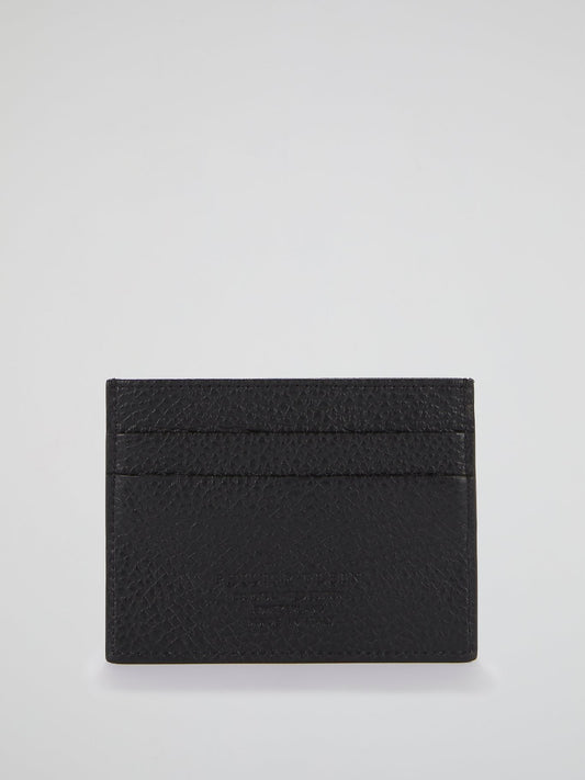 PP1978 Black Logo Credit Card Holder