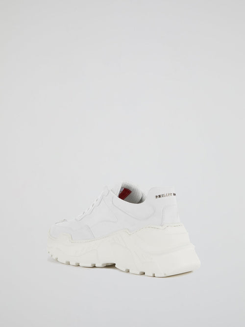 White Runner Original Platform Trainers